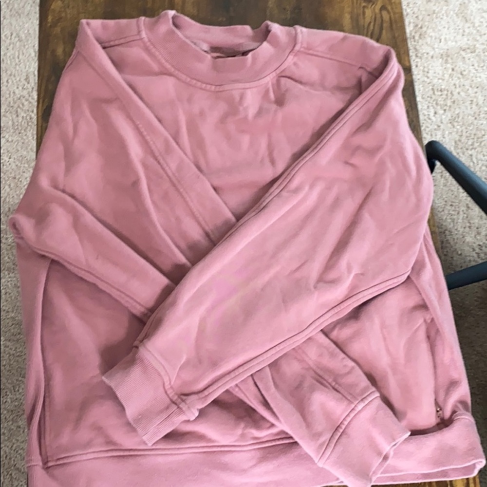 Lulu lemon pink pullover